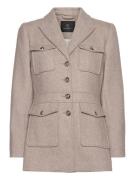 Scarletbbbaki Jacket Blazers Single Breasted Blazers Beige Bruuns Baza...