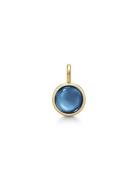 Primini Pendat - Gold/Sapphire Halskjede Anheng Blue Julie Sandlau