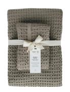 Big Waffle Gift Set Home Textiles Bathroom Textiles Towels & Bath Towe...