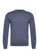 Wessex Designers Knitwear Round Necks Blue Reiss