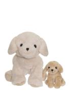 The Dog Tess With Puppy Toys Soft Toys Stuffed Animals Beige Teddykomp...