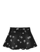 Skirt Denim Aop Dresses & Skirts Skirts Short Skirts Black Minymo