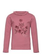 T-Shirt Ls Tops T-shirts Long-sleeved T-shirts Pink Minymo