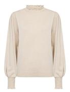 Sc-Dollie Tops Knitwear Jumpers Cream Soyaconcept