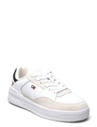 Essent Basket Sneaker Metallic Lave Sneakers White Tommy Hilfiger