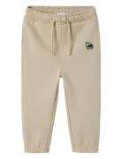 Nmmvallen Nreg Swe Pant Bru Bottoms Sweatpants Beige Name It