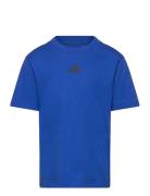 J Sl Tee 160 Tops T-shirts Short-sleeved Blue Adidas Sportswear