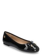 Jayna Crinkle Patent Leather Flat Ballerinasko Ballerinaer Black Laure...