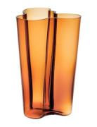 Aalto Vase 251Mm Copper Home Decoration Vases Brown Iittala