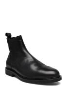 Biafelix Chelsea Boot Crust Støvletter Chelsea Boot Black Bianco