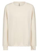 Sc-Banu Tops Sweat-shirts & Hoodies Sweat-shirts Cream Soyaconcept