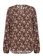 Sc-Olin Tops Blouses Long-sleeved Brown Soyaconcept