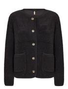 Sc-Onyx Tops Knitwear Cardigans Black Soyaconcept