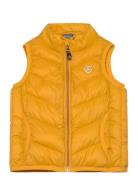 Waistcoat Quilted, Packable Fôret Vest Yellow Color Kids