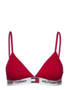 Padded Triangle Bra Lingerie Bras & Tops Soft Bras Bralette Red Tommy ...