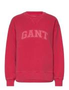 Arch C-Neck Sweat Tops Sweat-shirts & Hoodies Sweat-shirts Pink GANT