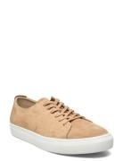 Biaajay Leather Sneaker Lave Sneakers Beige Bianco