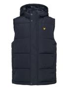 Padded Hooded Gilet Fôret Vest Black Lyle & Scott