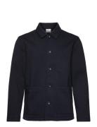 Regular-Fit Overshirt With Pocket Tops Overshirts Navy Mango