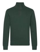 Sacker Rib Half Zip Tops Sweat-shirts & Hoodies Sweat-shirts Green GAN...