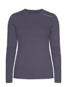 Jacquard Long Sleeve Sport T-shirts & Tops Long-sleeved Grey Röhnisch