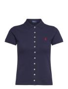 Butt D-Placket Polo Shirt Tops T-shirts & Tops Polos Navy Polo Ralph L...