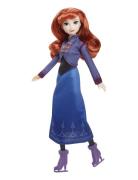 Disney Frozen Ice Skating Anna Doll Toys Dolls & Accessories Dolls Mul...