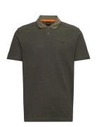 Peoxfordnew Tops Polos Short-sleeved Khaki Green BOSS