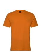 Tales Tops T-shirts Short-sleeved Orange BOSS