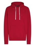 Essential Terry Hoody Tops Sweat-shirts & Hoodies Hoodies Red Tommy Hi...