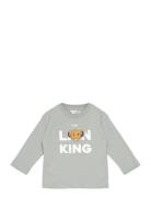 The Lion King T-Shirt Tops T-shirts Long-sleeved T-shirts Blue Mango