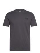 T-Shirt Tops T-shirts Short-sleeved Grey EA7