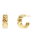 Twist Hoops S Accessories Jewellery Earrings Hoops Gold Edblad