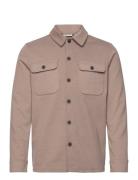 Onsnewkodyl Overshirt Sweat Noos Tops Overshirts Beige ONLY & SONS