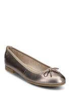 Woms Ballerina Ballerinasko Ballerinaer Gold Tamaris