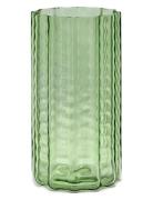 Vase N°2 Green Transparent Waves Home Decoration Vases Green Serax