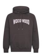 Wwfred Arch Tops Sweat-shirts & Hoodies Hoodies Black WOOD WOOD