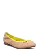 Woms Ballerina Ballerinasko Ballerinaer Beige Tamaris