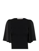 Gzsama Top Tops Blouses Short-sleeved Black Gestuz