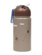 Friends In The Forest Bottle - 360Ml Home Meal Time Beige OYOY MINI