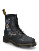 1460 Vonda Black Genix Nappa Høye Støvletter Black Dr. Martens