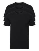 Tee Thomas Solid Tops T-shirts Short-sleeved Black Björn Borg